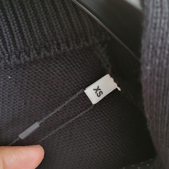 AMI ALEXANDRE MATTIUSSI-Black Ami de Cœur Cardigan - Picture 7 of 8